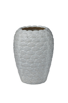 Cockle Ceramic Vase - White - Magpie Style