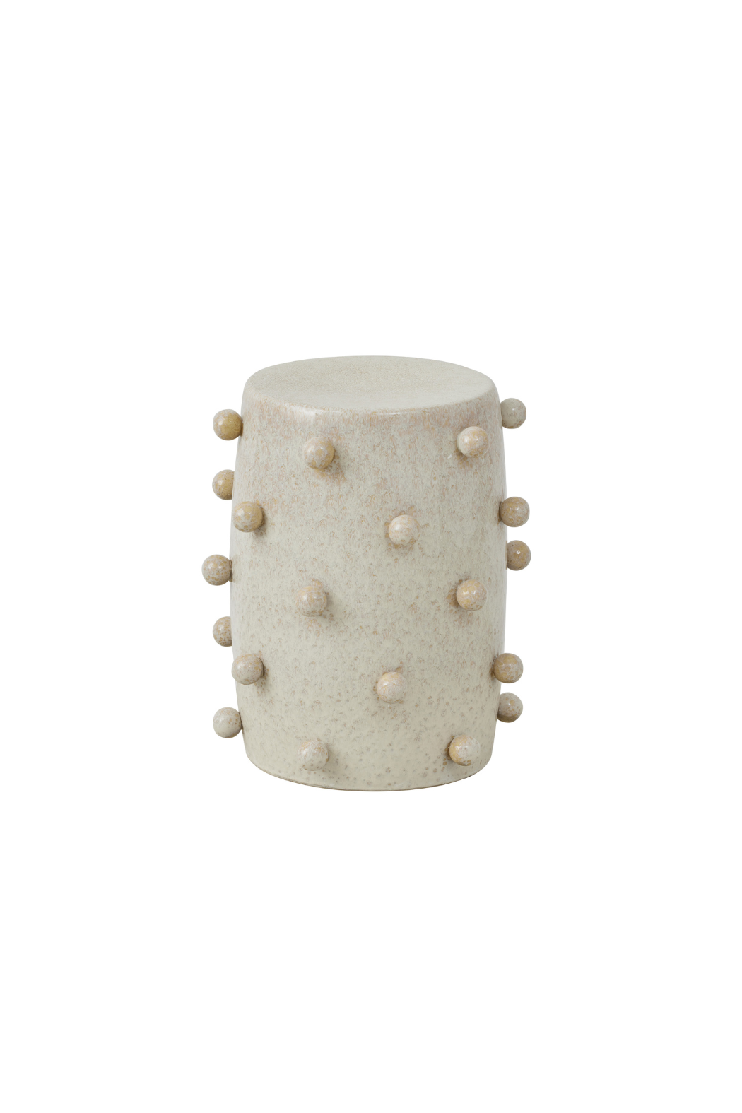 Ivory Ceramic Stool - Magpie Style