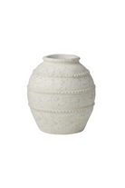 Hylde Ceramic Vase - White - Magpie Style