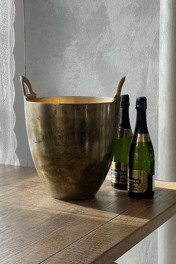 Burnt Pweter Wine Bucket - Large - Magpie Style