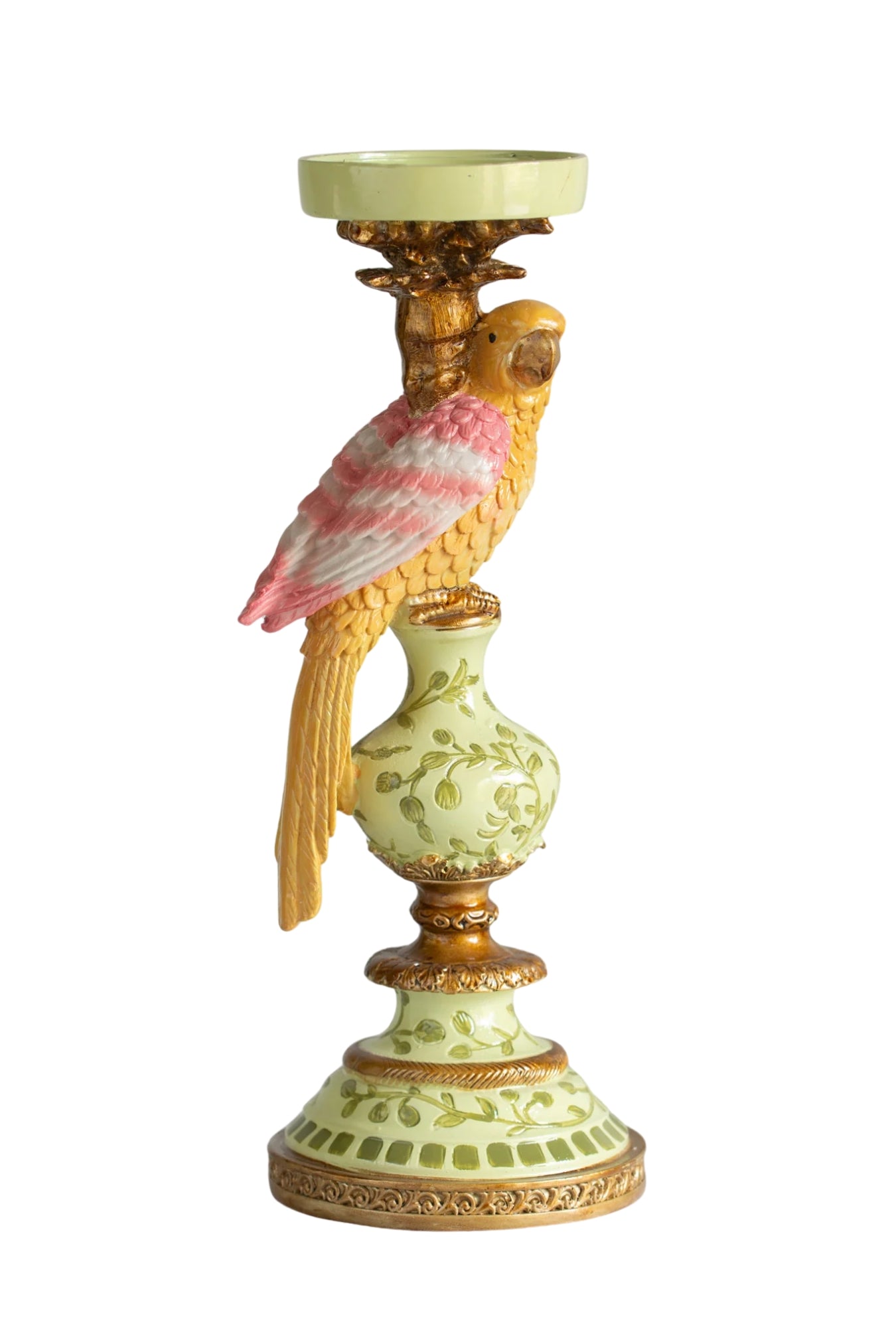 Polly Parrot Candle Holder - Pink - Magpie Style