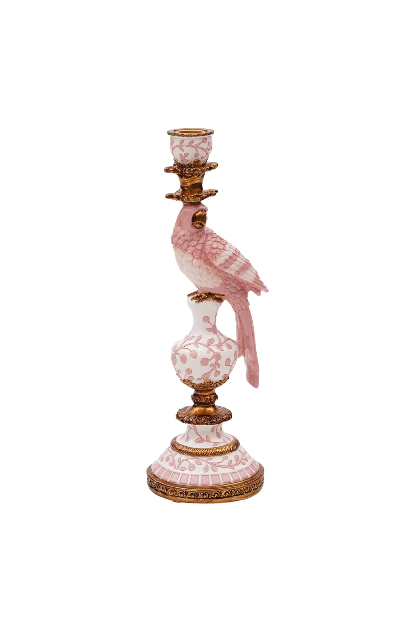Polly Parrot Candle Holder - Pink - Magpie Style