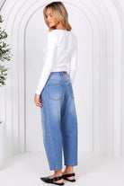 Toni Barrel Jeans - Light Wash Denim - Magpie Style
