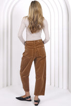 365 DAYS Toni Barrel Cord Jeans - Tan - Magpie Style