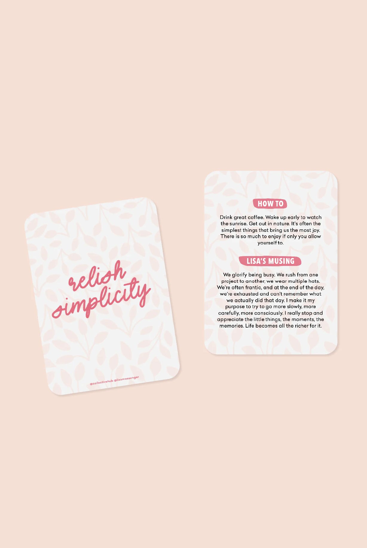 COLLECTIVE HUB - Purpose Cards - Magpie Style
