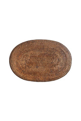 Rattan Placemat - Large Oval (46 x 31cm))