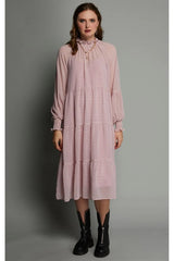 DRAMA THE LABEL Wendy Dress - Heather Check