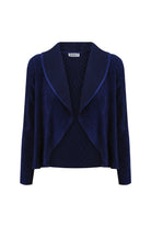 ALQUEMA Velvet Classic Bolero - Ink - Magpie Style