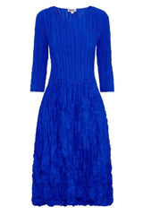 ALQUEMA 3/4 Sleeve Smash Pocket Dress - Royal