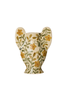 Florien Botanical Vase - Natural, Green & Amber