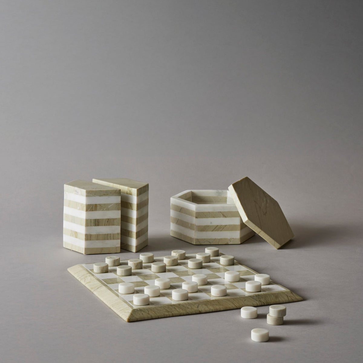 Astra Katni Marble Game Board - detail 2