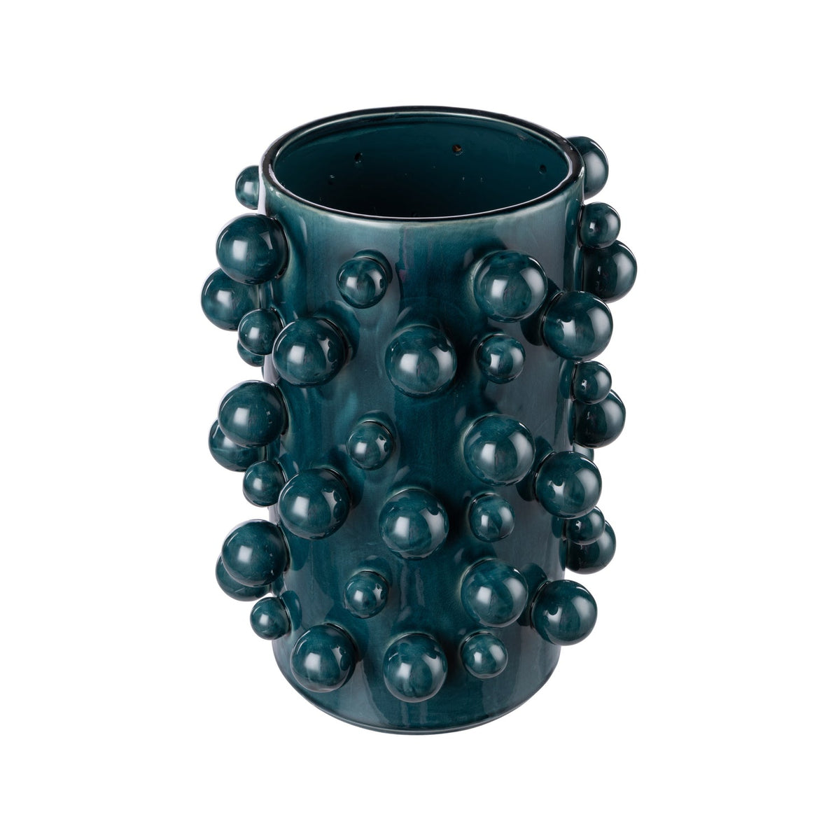 Odin Vase - Small Teal - detail or styling view 2