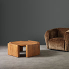 Reid Swivel Armchair - Espresso - detail or styling view 7