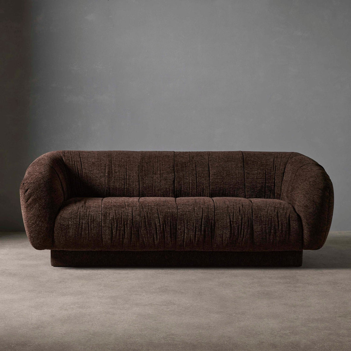 Nolan Three-Seater Sofa - Brown - detail or styling view 3
