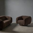 Nolan Three-Seater Sofa - Brown - detail or styling view 6