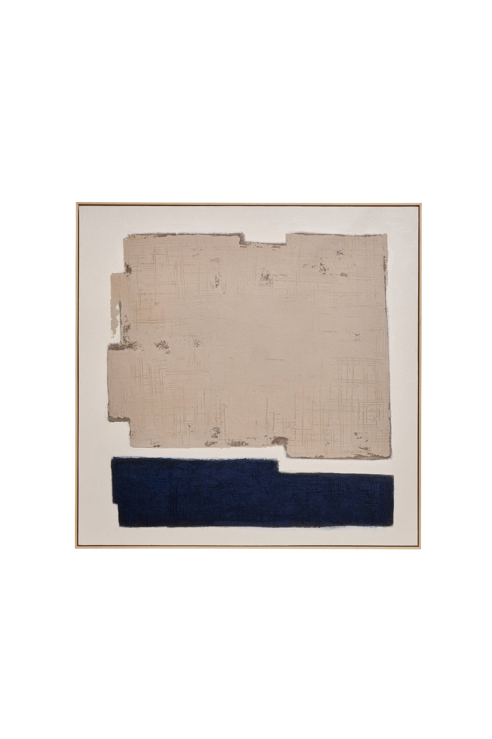 Earthen Strata Hand-Painted Wall Art