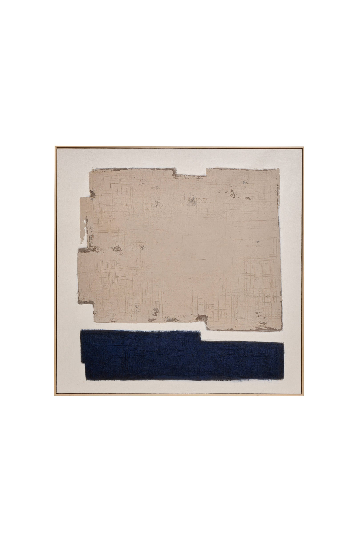 Earthen Strata Hand-Painted Wall Art - full product view
