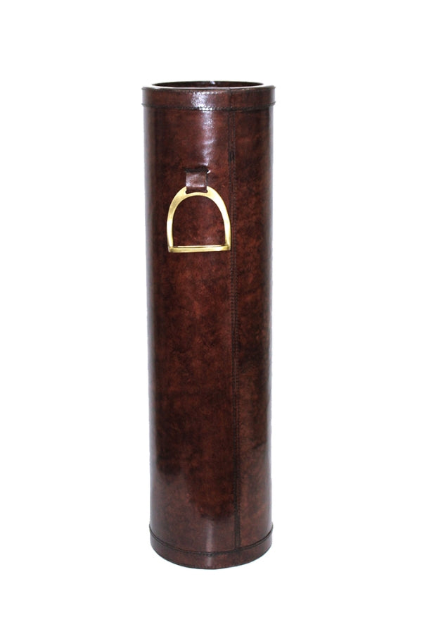 Leather Umbrella Holder Dark - Magpie Style