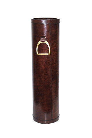 Leather Umbrella Holder Dark