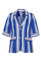 COOPER Blazing The Way Jacket - Blue/Ivory Stripe – clear-cut