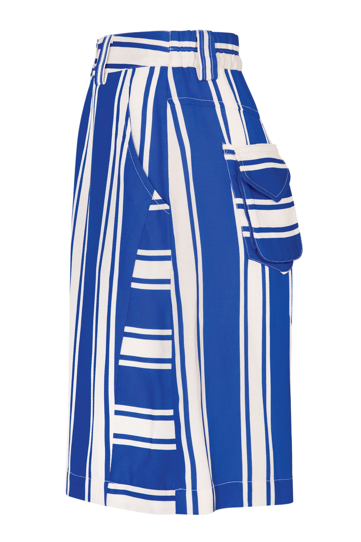 COOPER Miss Shortcake Shorts - Blue/Ivory Stripe – clear-cut