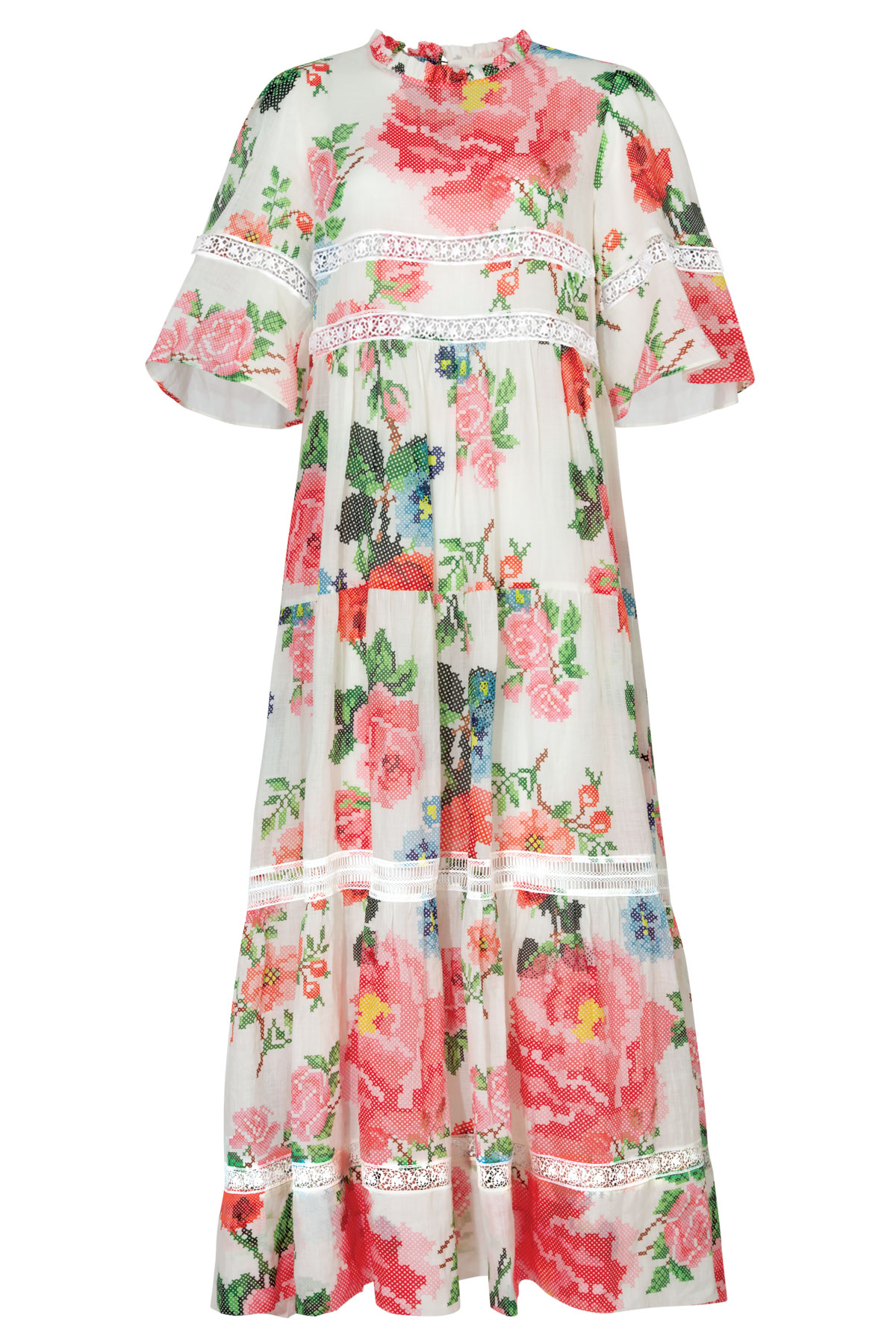 TRELISE COOPER Shop-A-Frolic Dress - White Floral – clear-cut