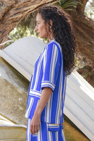 COOPER Blazing The Way Jacket - Blue/Ivory Stripe – additional product view