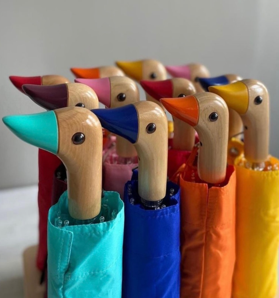 Original Duckhead Umbrella - Black Grid - Magpie Style