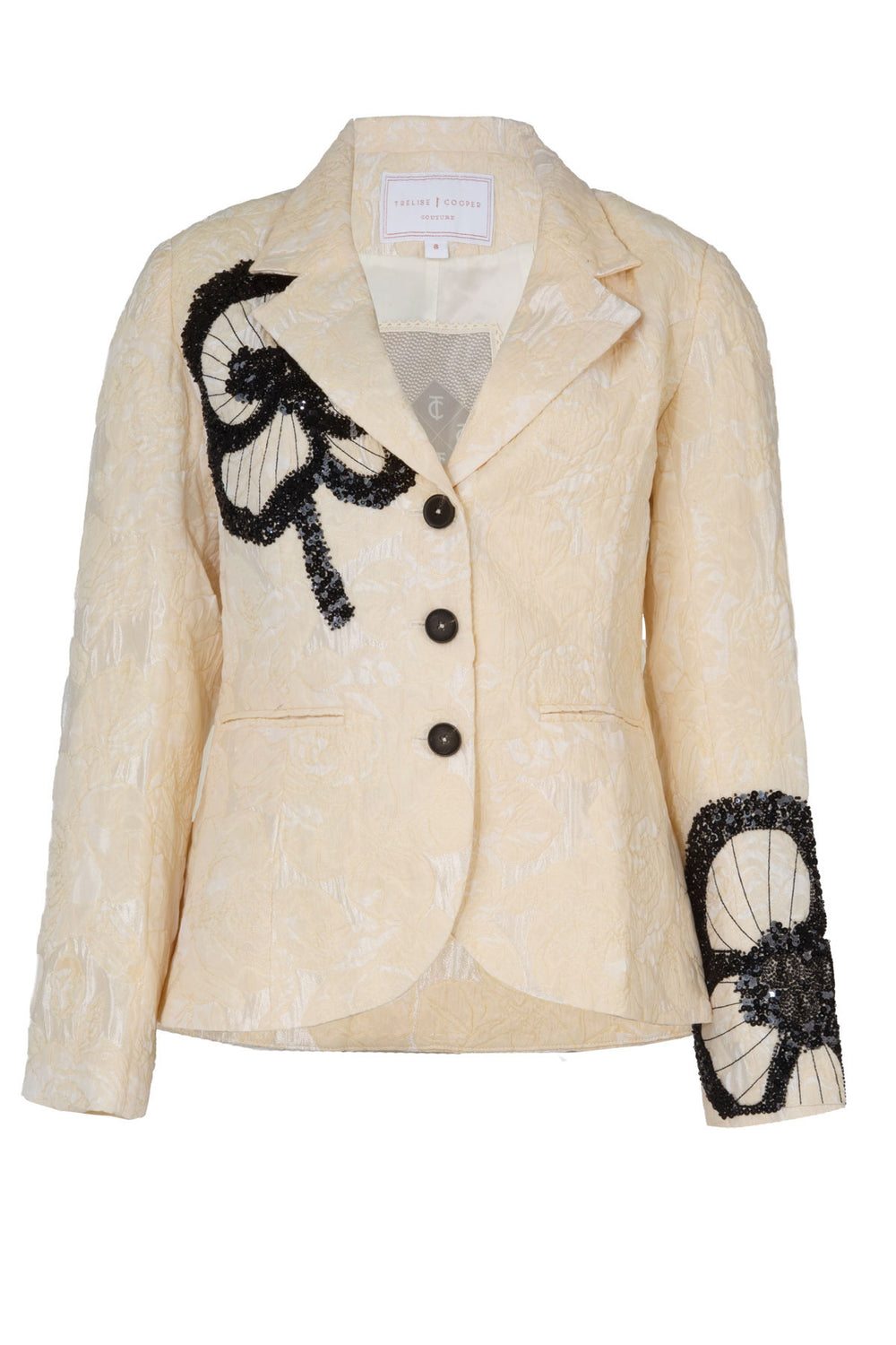 TRELISE COOPER Jet Setter Jacket - Ivory/Black