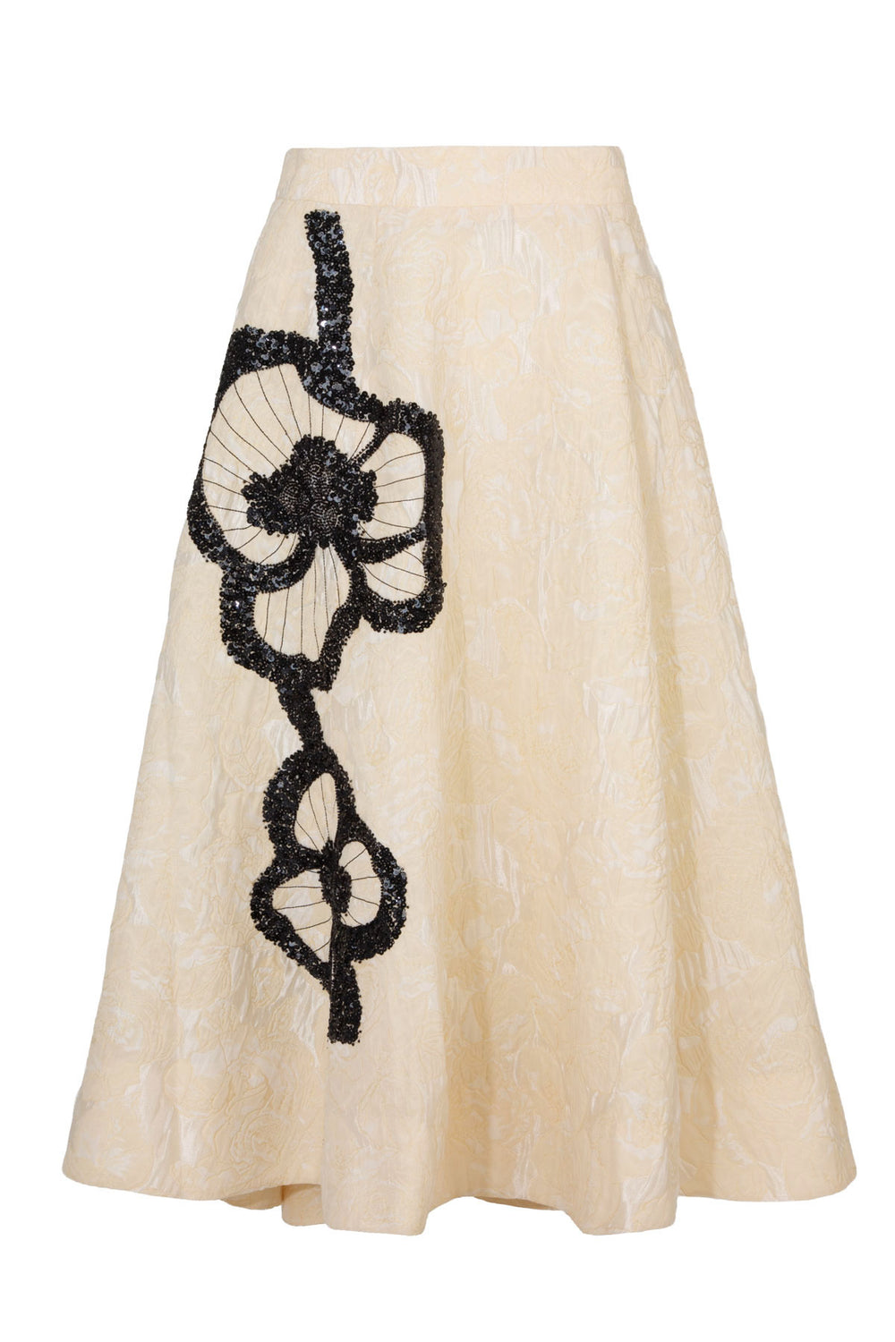 TRELISE COOPER Spin Class Skirt - Ivory/Black