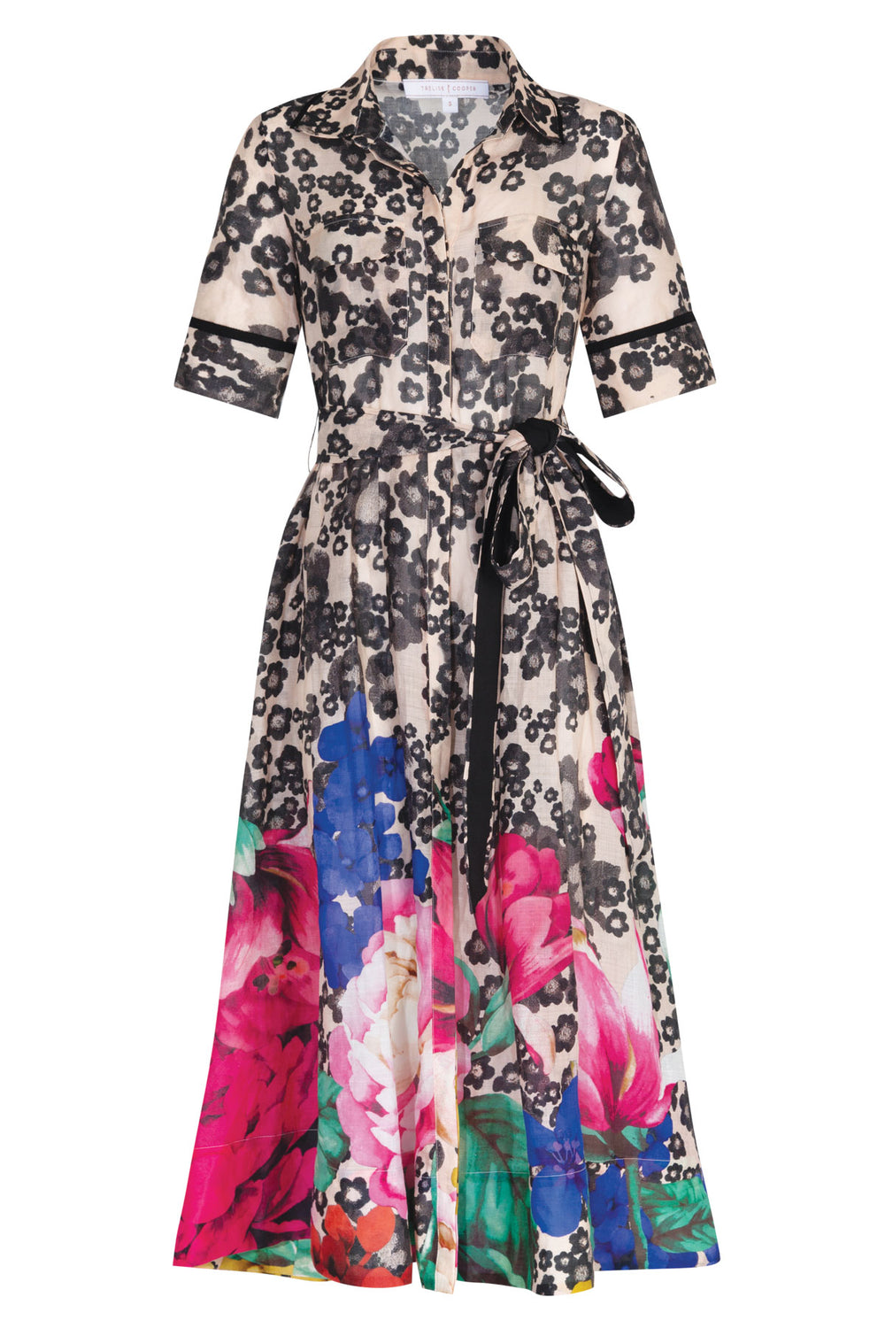 TRELISE COOPER Belt Away Dress - Vintage Floral