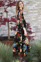 TRELISE COOPER Garden The Interruption Dress- Black Floral - Magpie Style