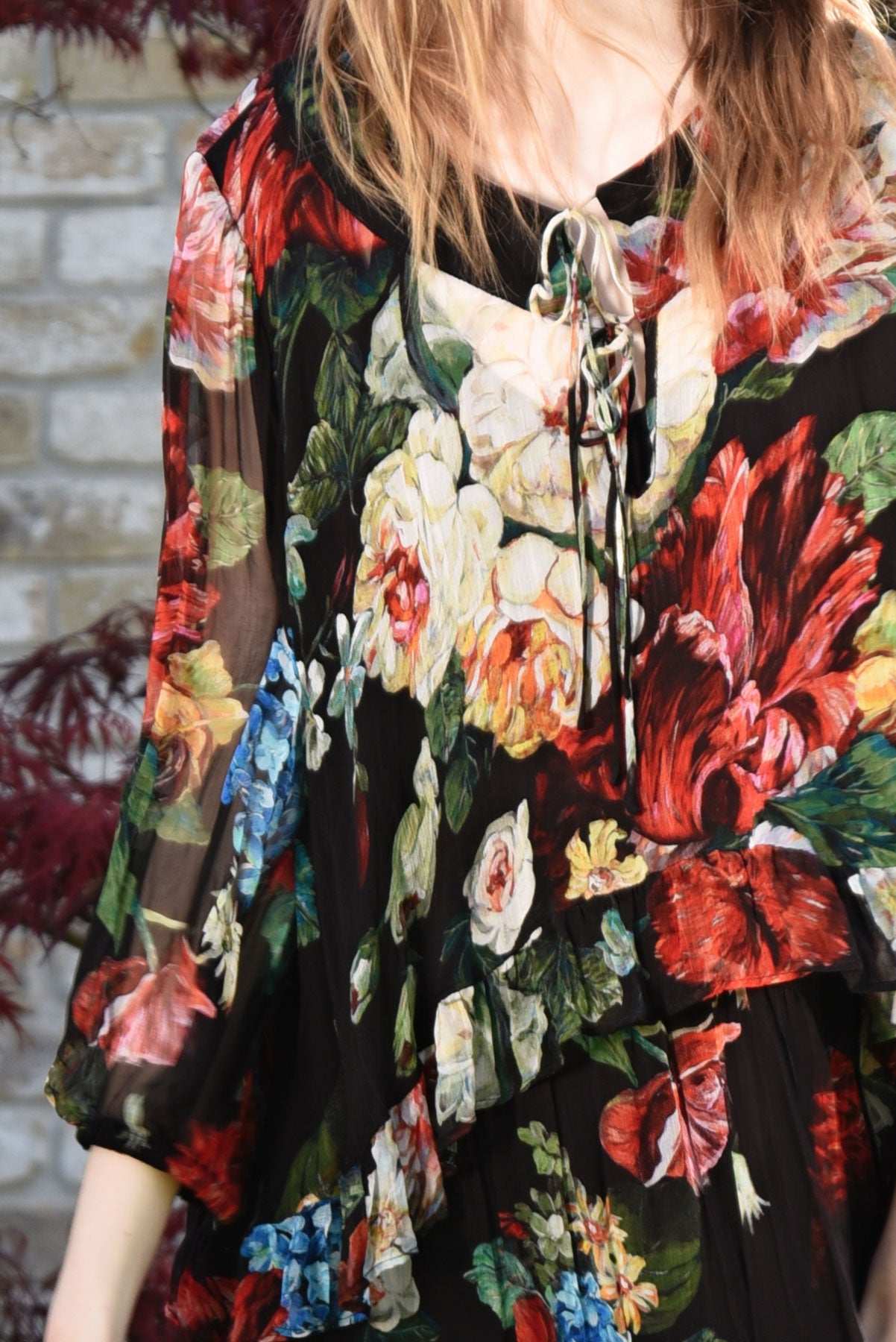 TRELISE COOPER Garden The Interruption Dress- Black Floral - Magpie Style