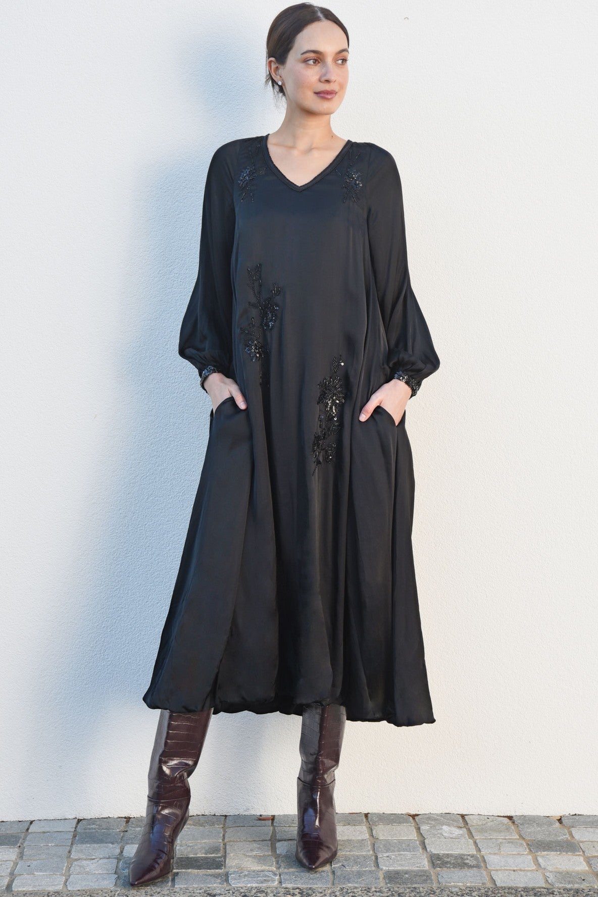 TRELISE COOPER Sparkle All Night Dress - Black - Magpie Style