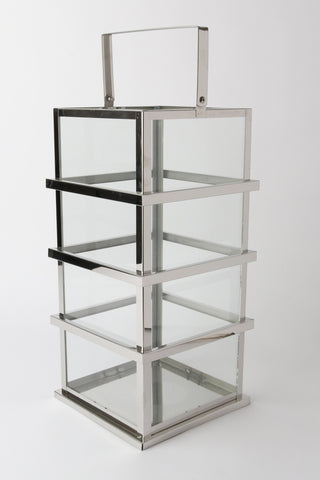 Stainless Steel Ralph Lantern - Silver