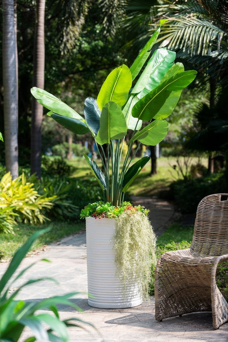 Large Planter - Rustic White - Magpie Style