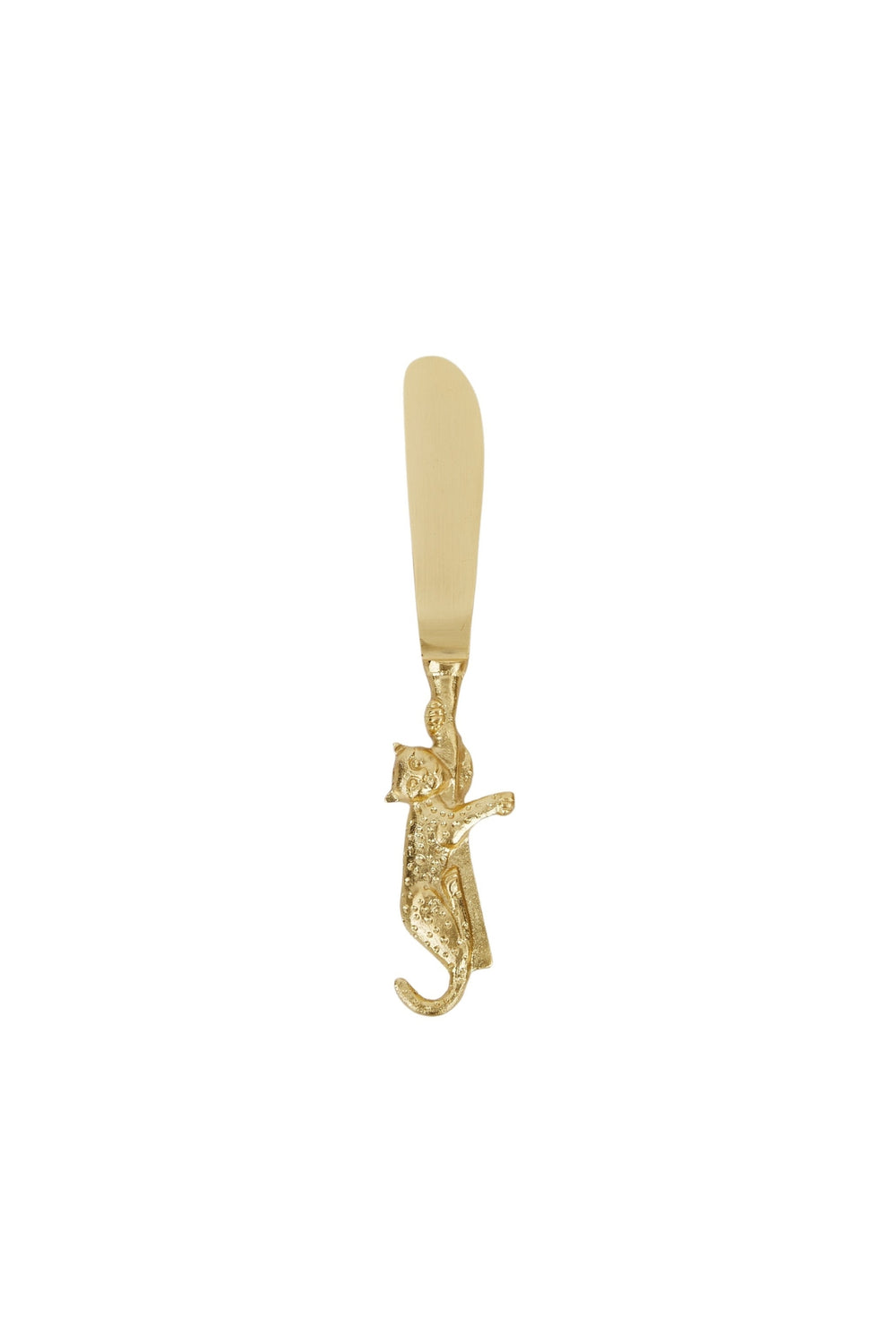 Gold Leopard Handle Spreader