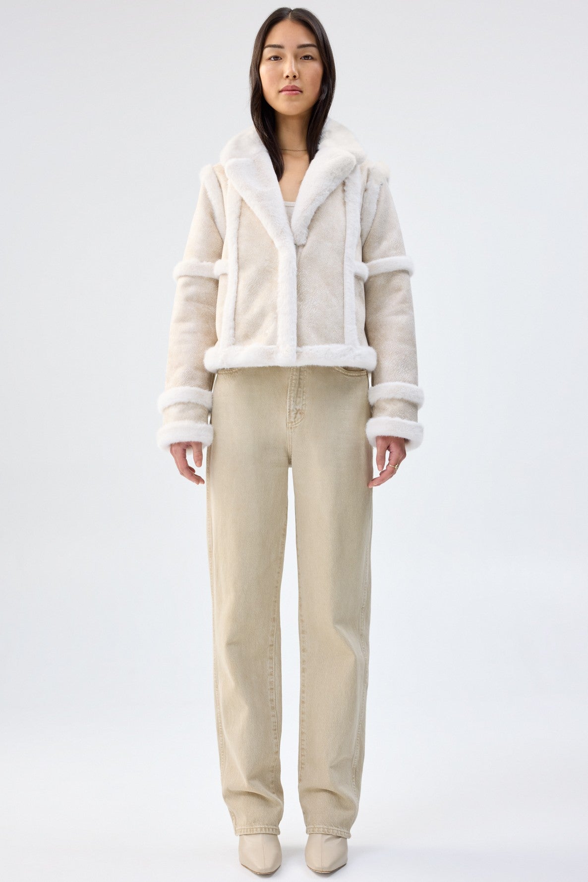 UNREAL FUR Talamascs Jacket - Cream - Magpie Style
