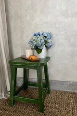 Green Square Stool