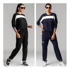 PAULA RYAN RELAXED Panelled Cargo Pant - Viscose Jersey - Black/White - Paula Ryan