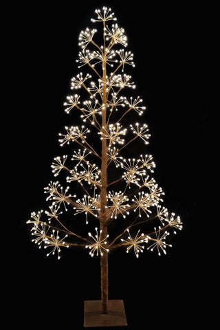 Small Twinkle Starburst Tree - Brown Birch 150cm