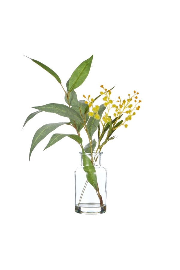 Wattle Spray Yellow - Specimen - Magpie Style