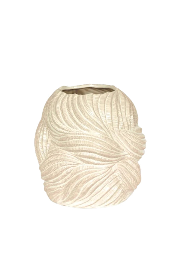 Thalia Small Vase - White - Magpie Style