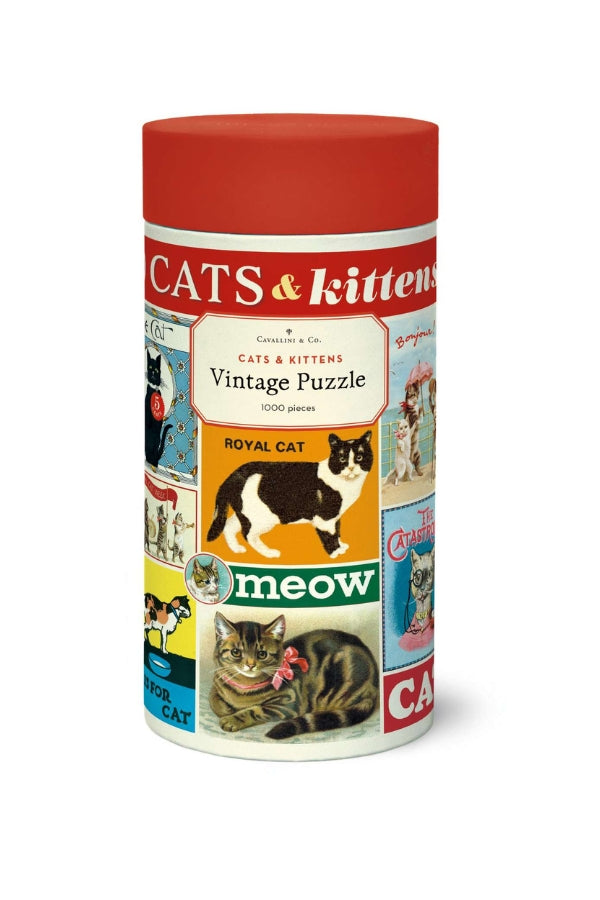 Cats & Kittens 1000 Piece Vintage Puzzle