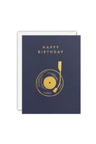Birthday Record Player Mini Card - Magpie Style
