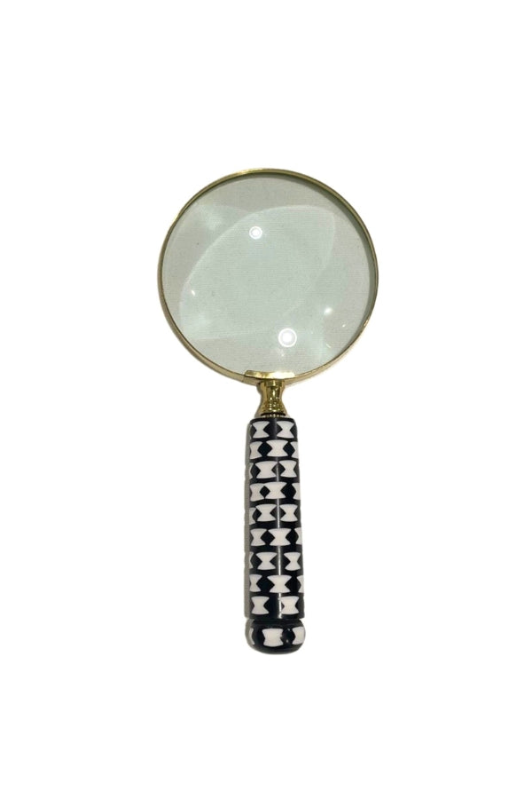 Resin Handle Brass Horn Handle Brass Magnifying Glass - Magpie Style
