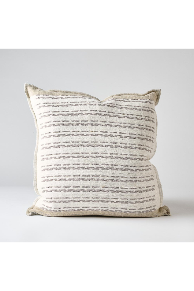 Hagen Cushion - Off White/Slate - Magpie Style