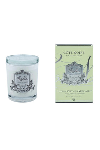 COTE NOIRE Persian Lime & Tangerine, Crystal Lid - White 450g