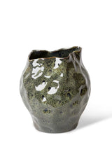 Jewels Moss Glaze Vase