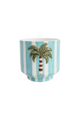 Palm Stripe Planter
